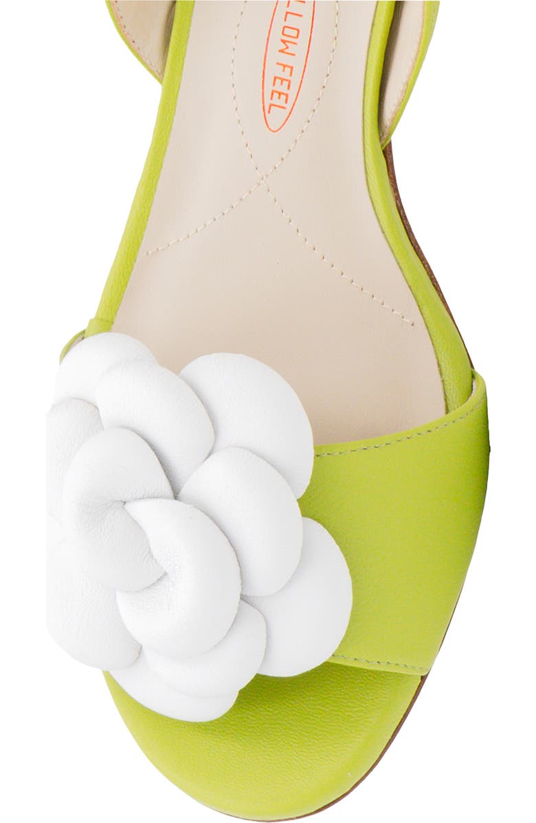 Amalfi by Rangoni Dante Slingback Kitten Heel Sandal, Alternate, color, Apple/ White Parmasoft