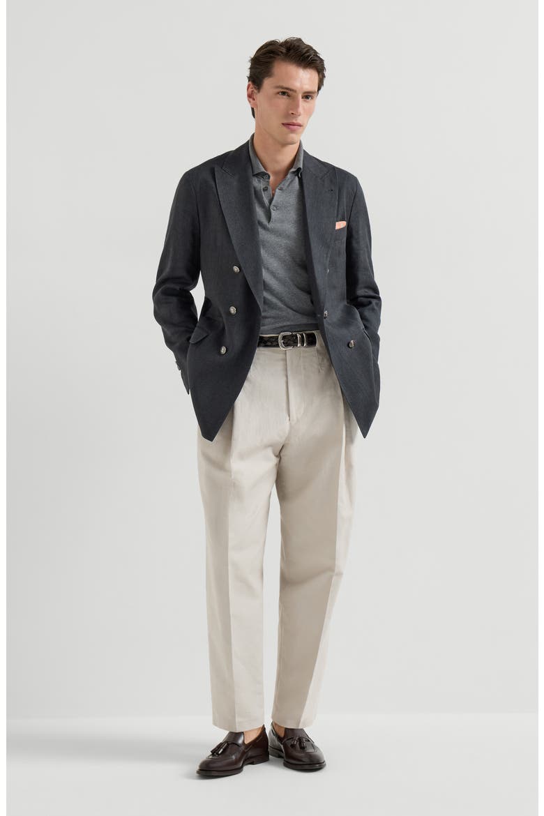 Polo-style sweater, Alternate, color, Dark Grey