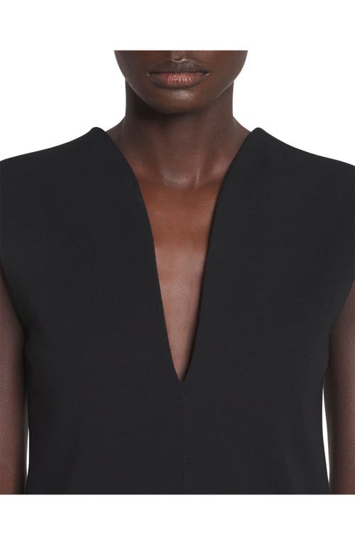 Lanvin Jersey Top With A Plunging Neckline