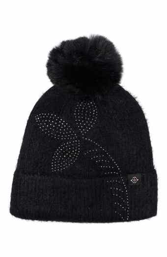 Faux Fur Pom Beanie