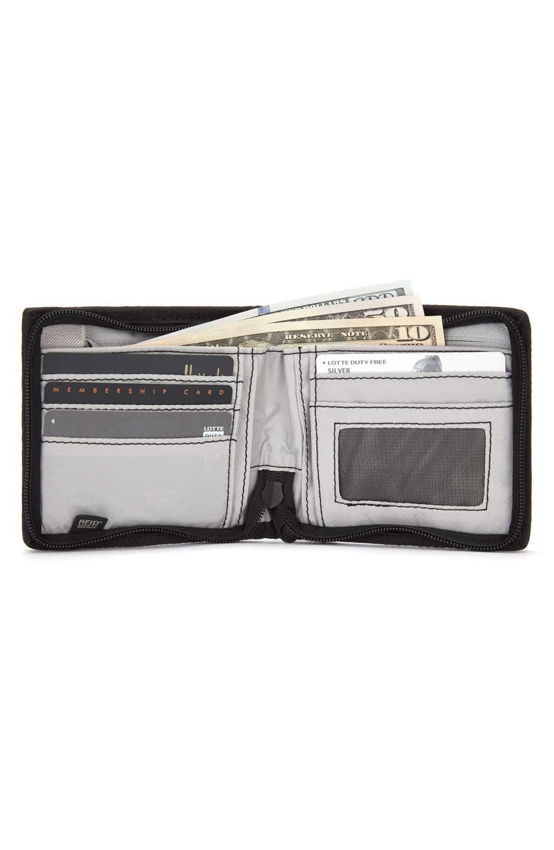 PACSAFE ,  RFIDsafe Z100 Bifold Wallet  ,  Black, Alternate, color, Black