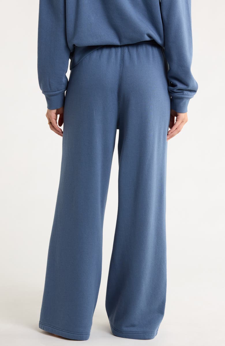 Lunya Silksweats Cotton & Silk Blend Pajama Sweatpants, Alternate, color, Tideworn Blue