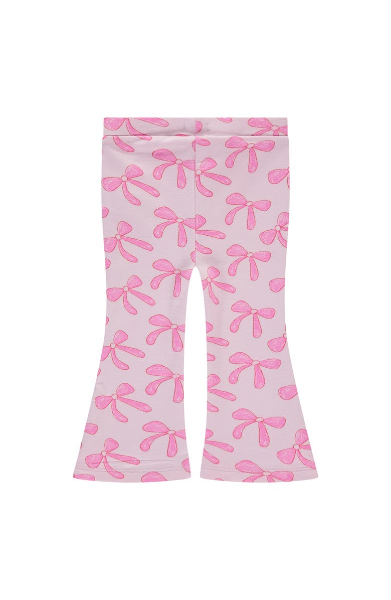 BABYFACE Bow Applique Denim, Alternate, color, Powder