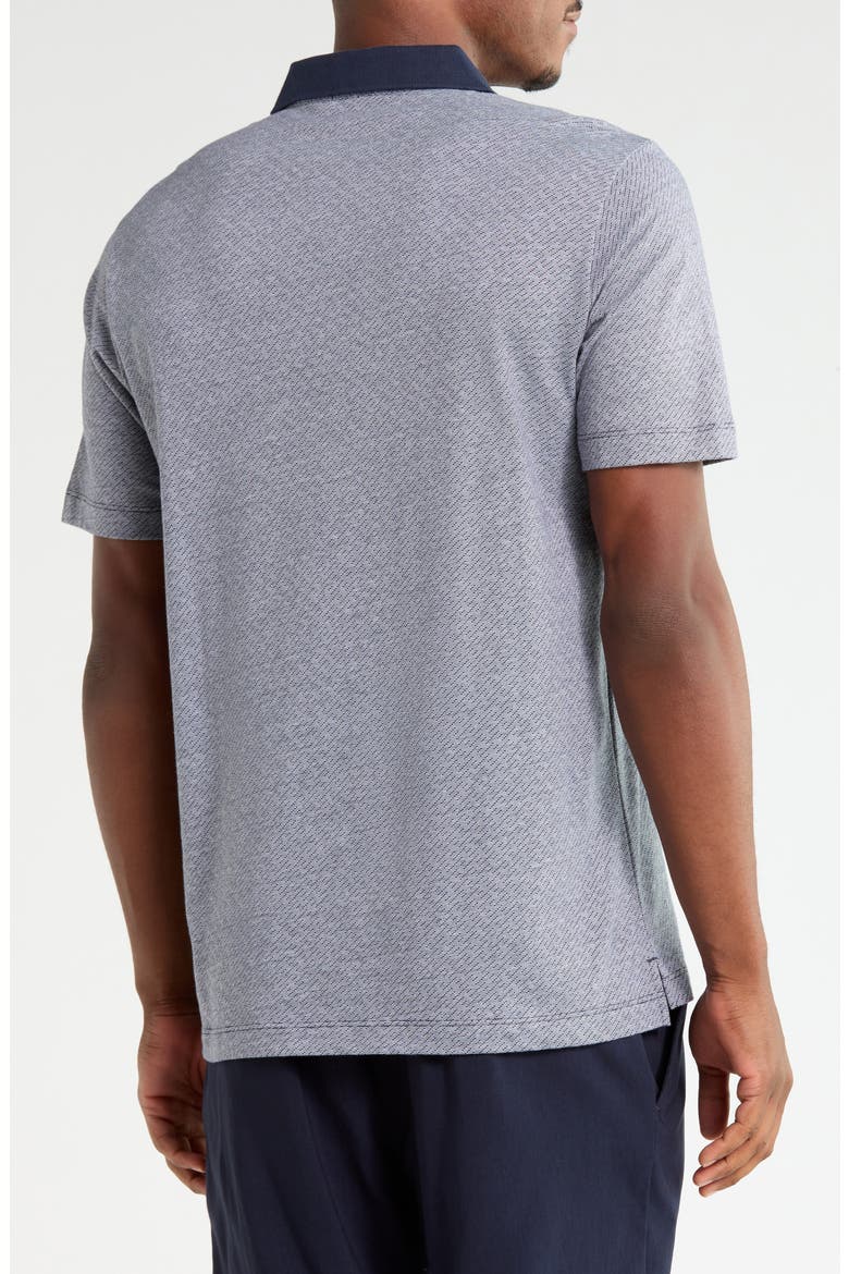 Diagonal Dash Polo, Alternate, color, BALTIC/WHITE