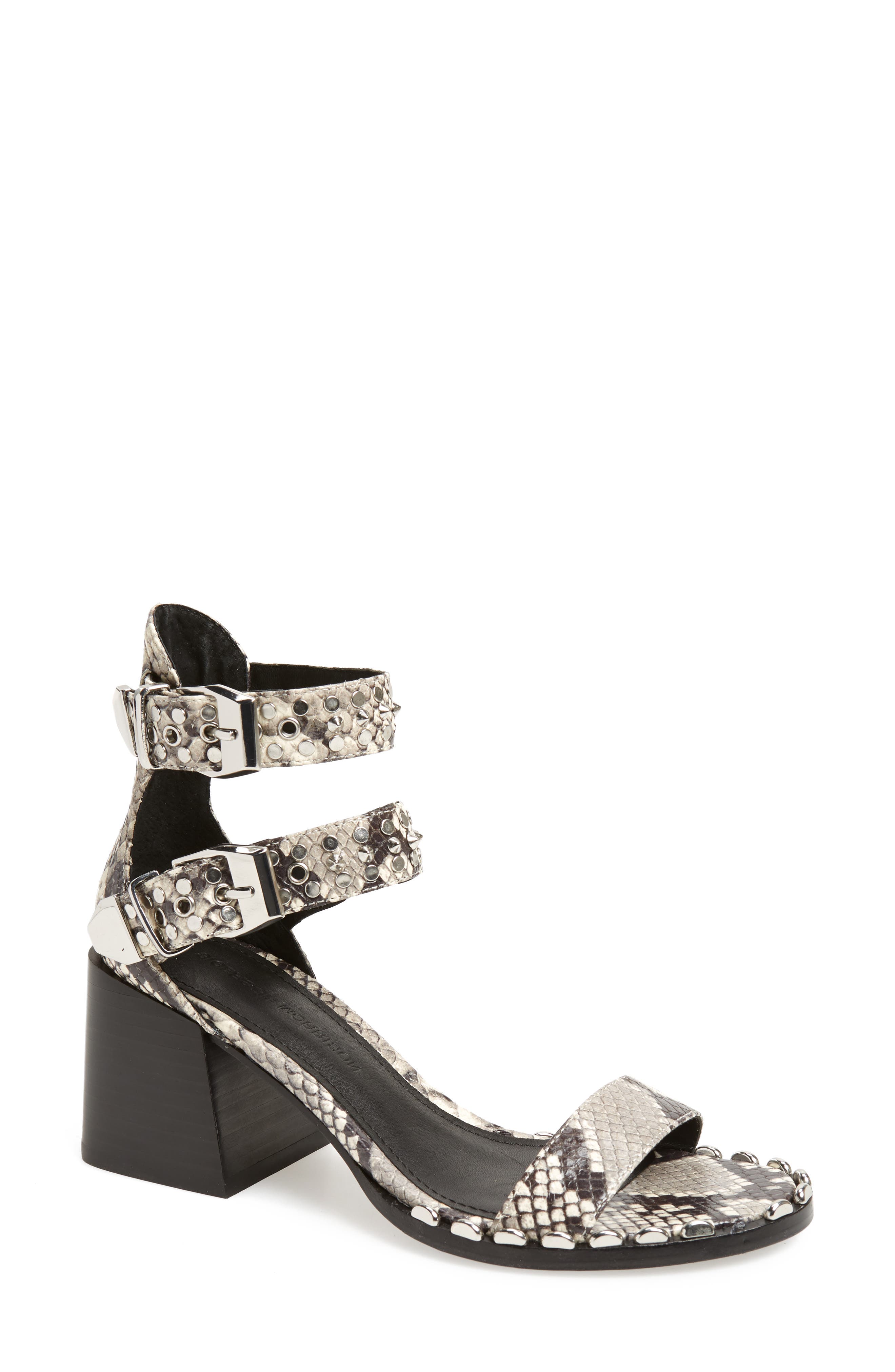 Sigerson Morrison Apple Studded Sandal, Main, color, 
