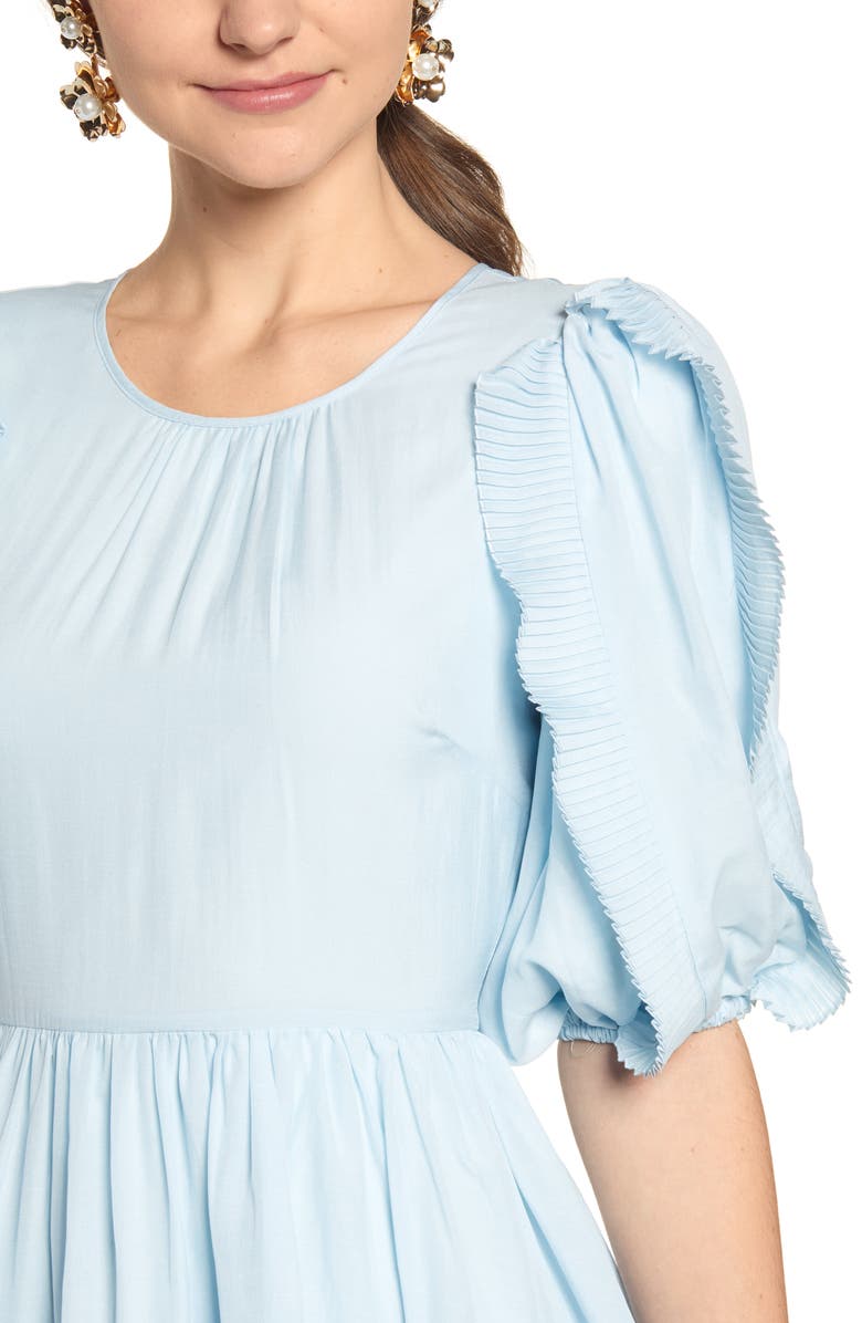 Rachel Parcell Ruffle Sleeve Dress, Alternate, color, 