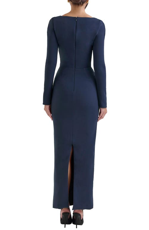 HOUSE OF CB HOUSE OF CB CORINTHIA LONG SLEEVE COCKTAIL DRESS 