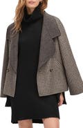 Favorite Daughter The Cameron Houndstooth Wool Blend Coat