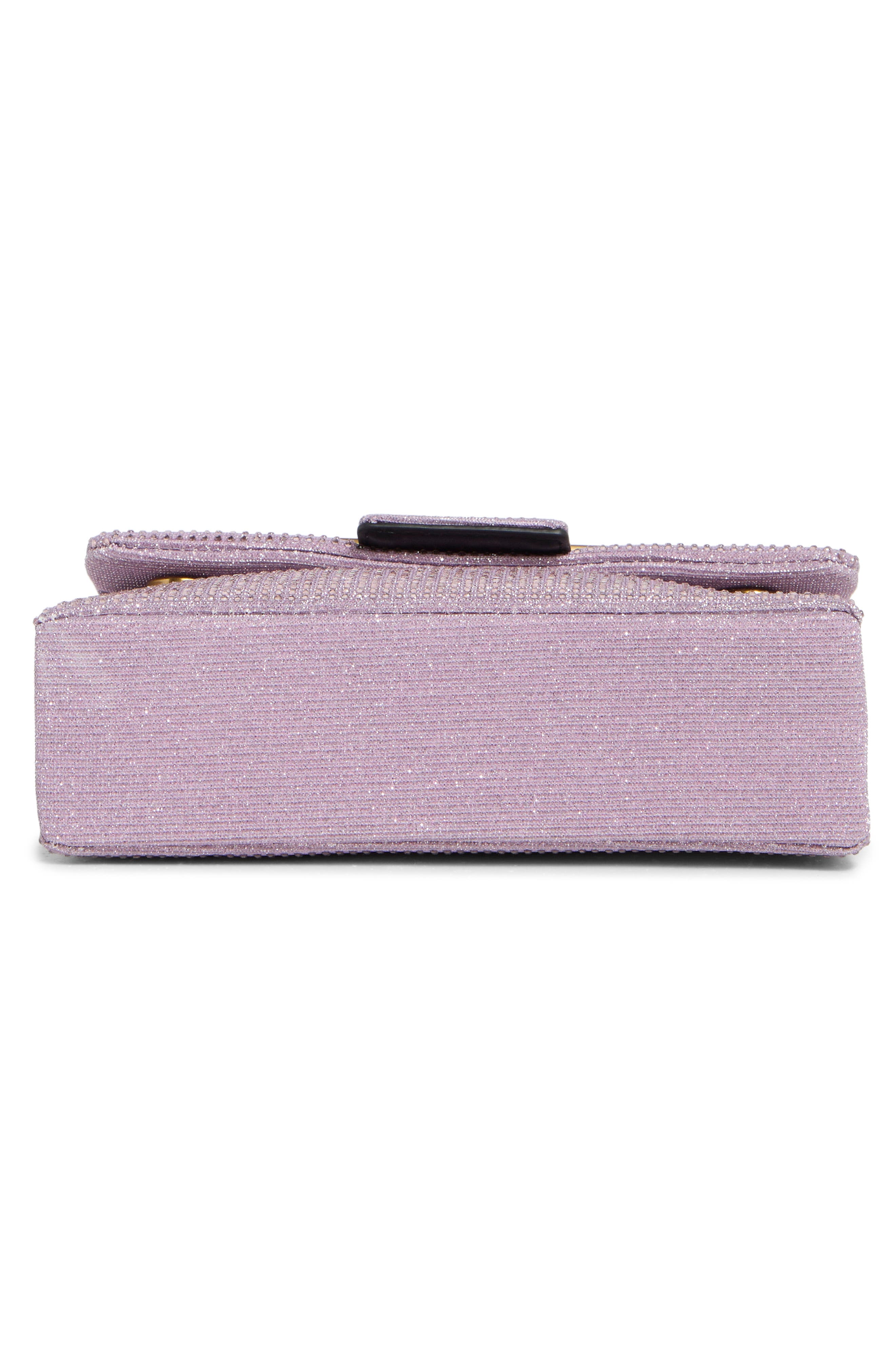 Kurt Geiger London Mini Plate Brixton Rhinestone Crossbody Bag, Alternate, color, 