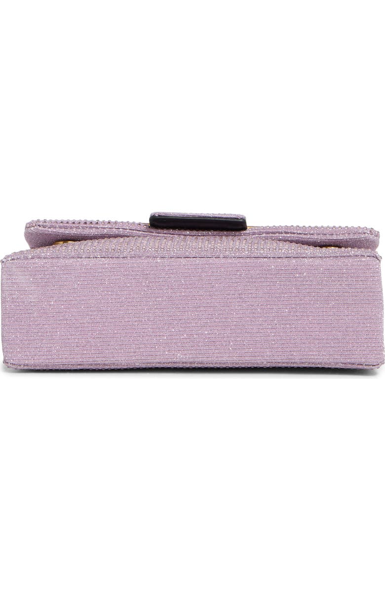 Kurt Geiger London Mini Plate Brixton Rhinestone Crossbody Bag, Alternate, color, Light/ Pastel Pink