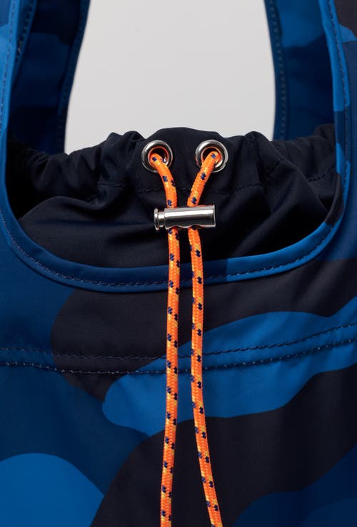 Bybba The Balos Tote Bag In Cobalt Blue Camo