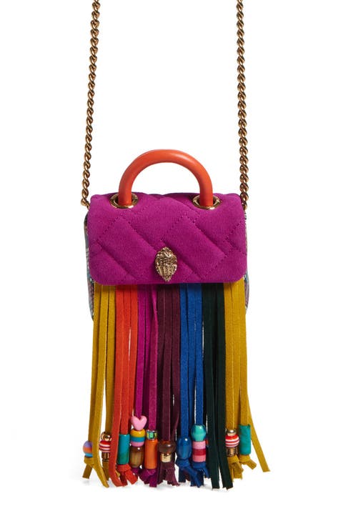 Micro Kensington Fringe Crossbody Bag