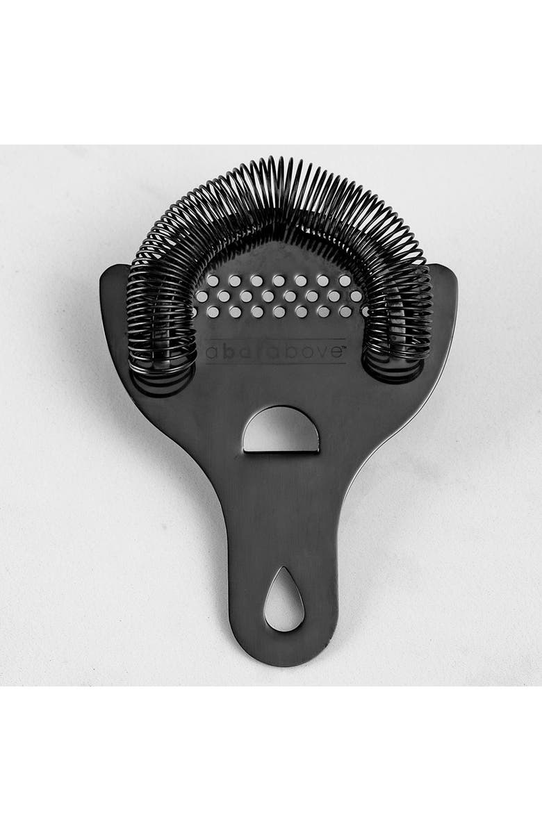 A Bar Above Black Hawthorne Cocktail Strainer, Alternate, color, Black