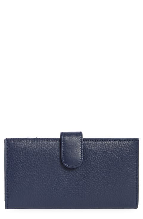 MUNDI Slim Leather Clutch Continental Wallet