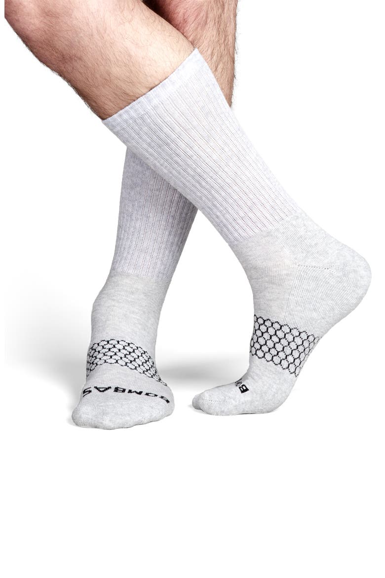 Solid Calf Socks, Alternate, color, GREY