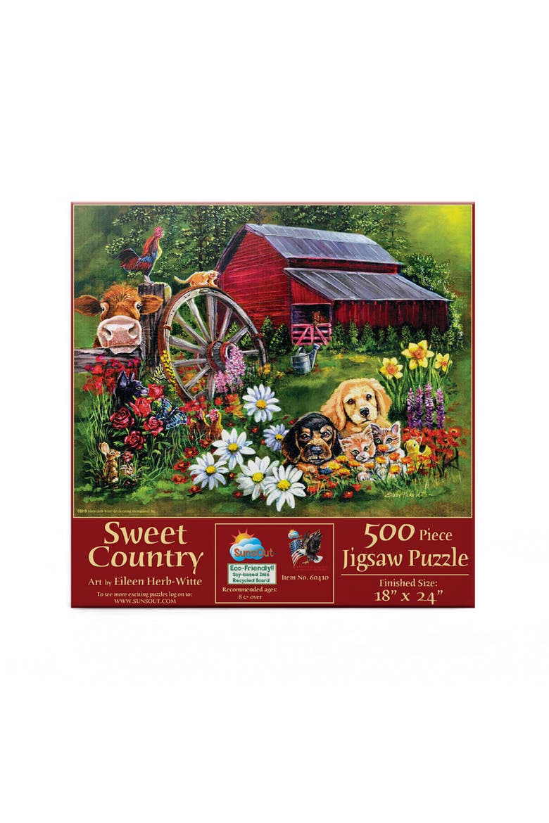 Sweet Country 500 piece Jigsaw Puzzle for Adults, Alternate, color, Multicolor
