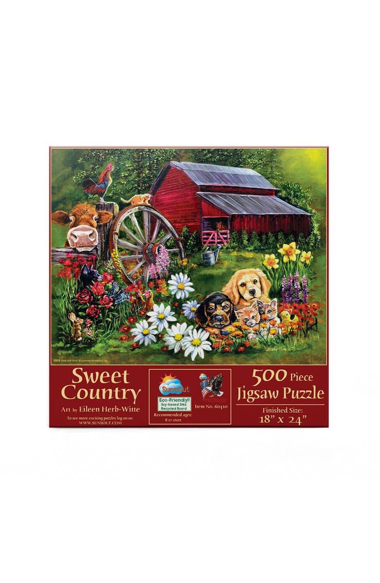 Sunsout Sweet Country 500 piece Jigsaw Puzzle for Adults, Alternate, color, Multicolor