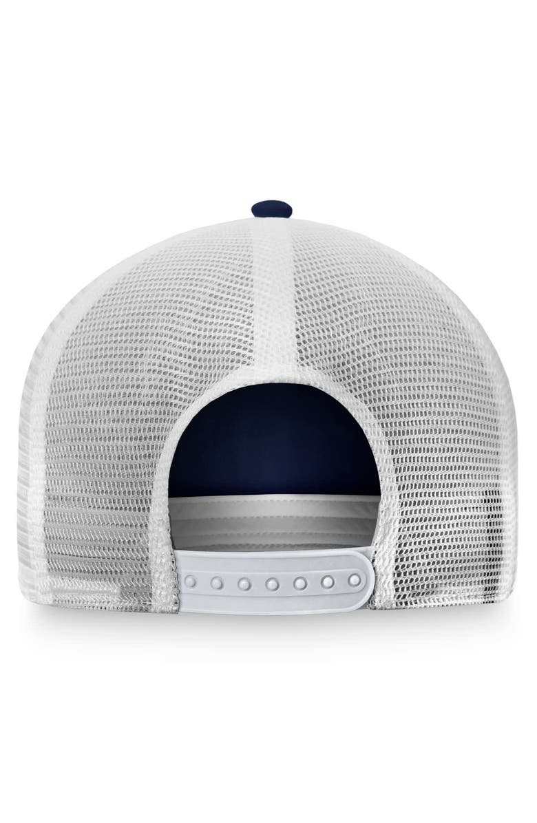 FANATICS Women's Fanatics Branded Navy/White St. Louis Blues Fundamental Trucker Adjustable Hat, Alternate, color, Navy