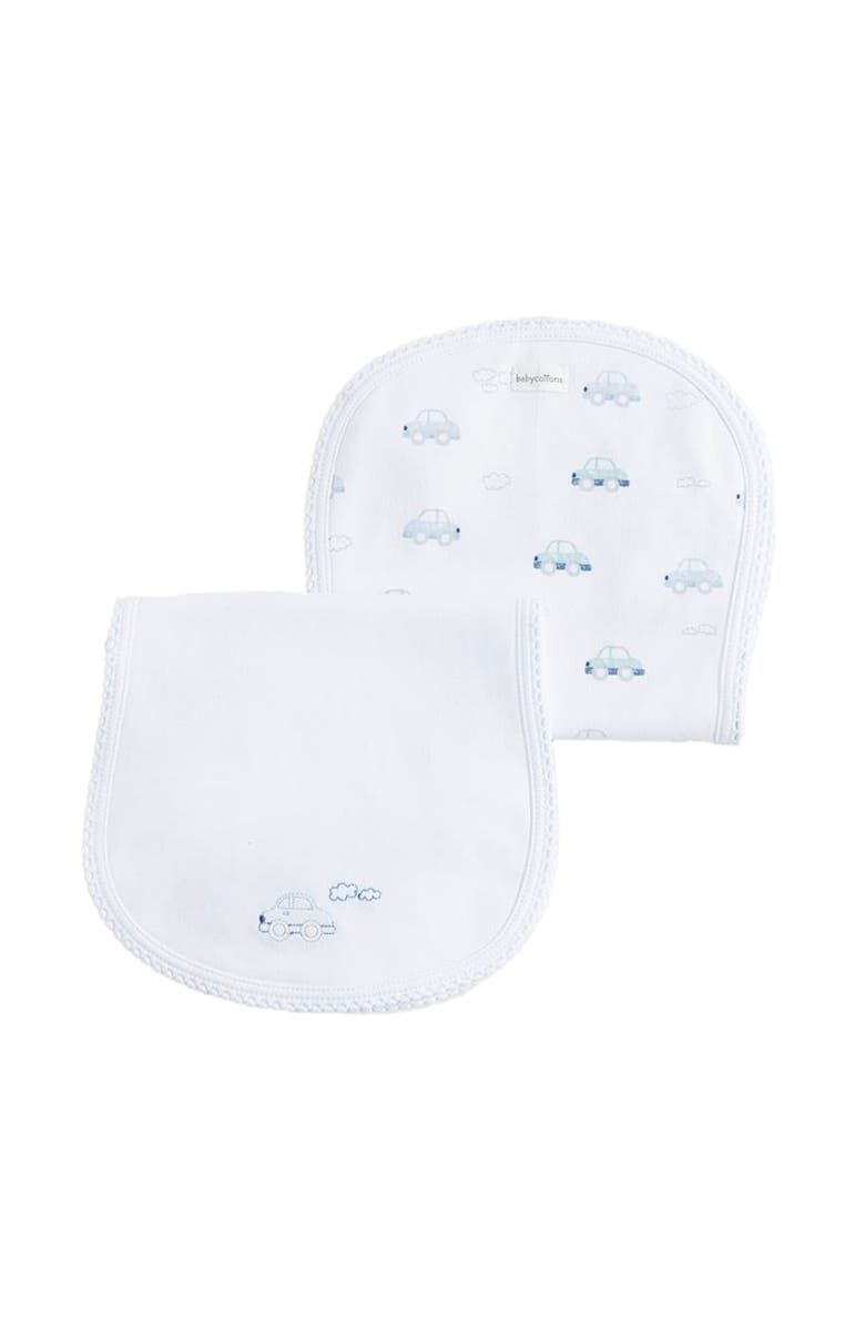 Babycottons Premium Peruvian Pima Cotton Otto Curve Burps 2-Pack For Infant, Main, color, Multicolor