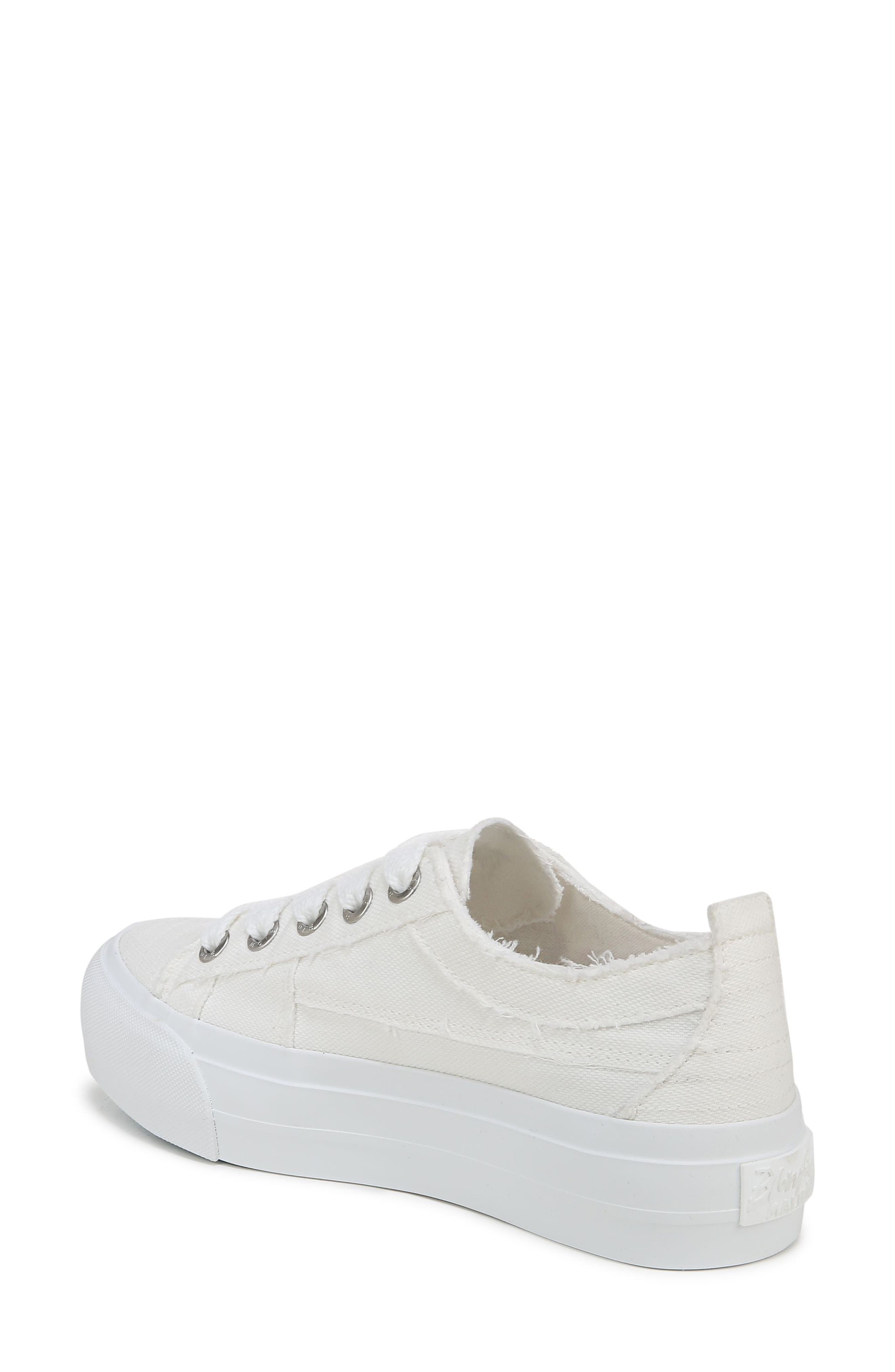 Blowfish Malibu Sadie Sun Platform Sneaker, Alternate, color, White Embroidered Canvas