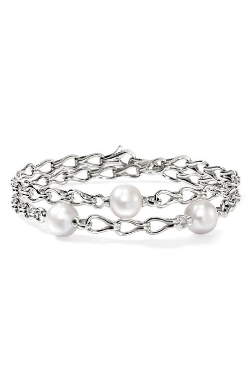 John Hardy Surf Silver Link Bracelet In Silver