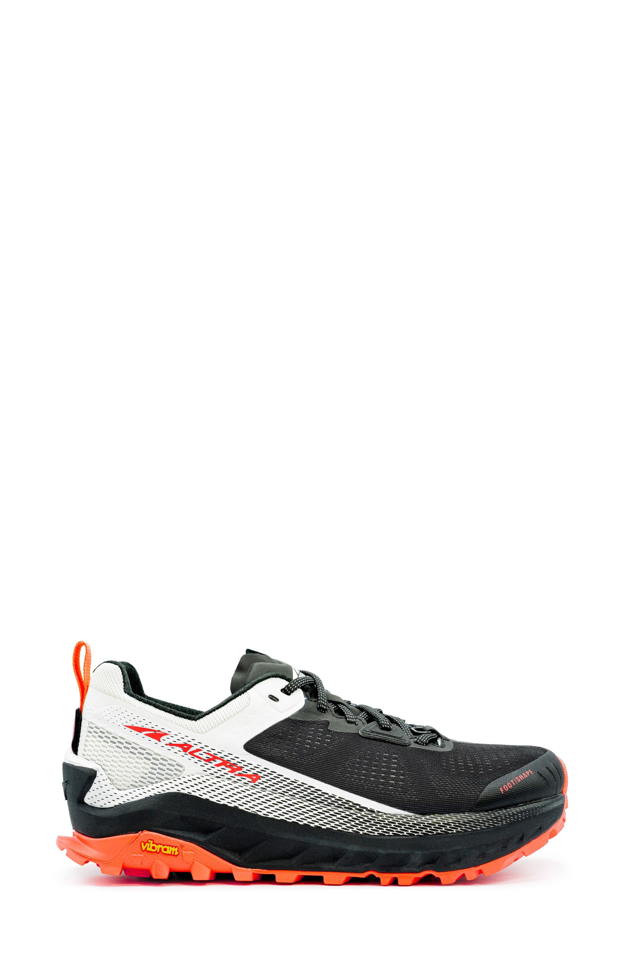 Olympus 4 Trail Running Shoe, Main, color, BLACK/ WHITE
