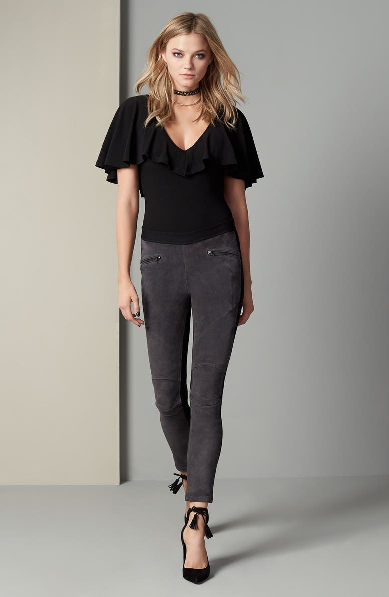 Leith Cape Overlay Bodysuit, Alternate, color,