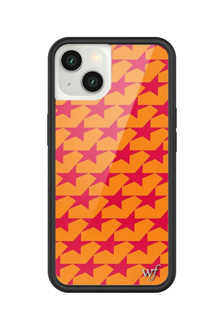 Starry Not Sorry iPhone Case, Alternate, color, Orange