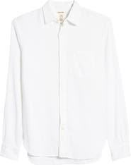 HIROSHI KATO The Ripper White Waffle Double Gauze Cotton Button-Up Shirt