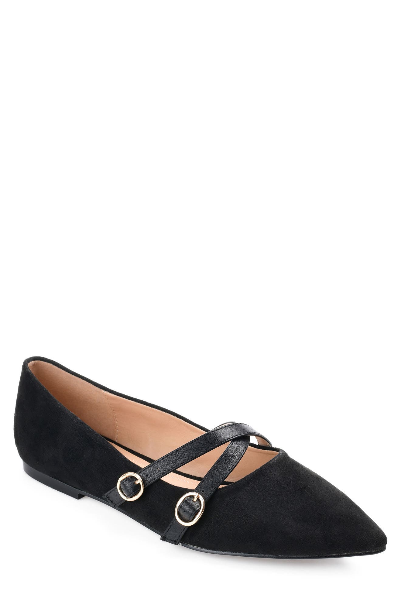 Journee Collection Patricia Flat - Wide Width, Main, color, 