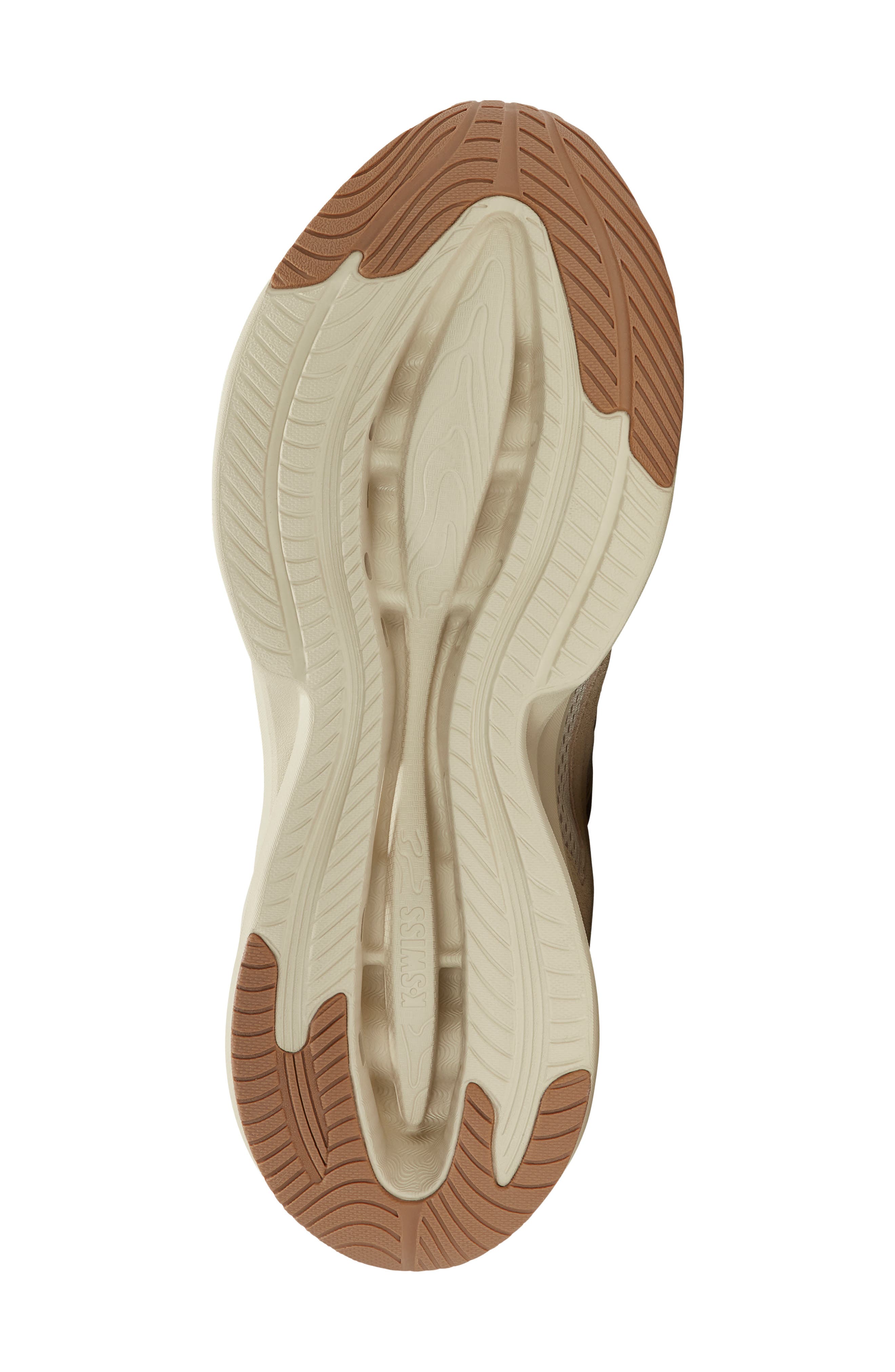 K-Swiss Tubes Lite Mixed Media Sneaker, Alternate, color, Creme Brulee/ Light Tan