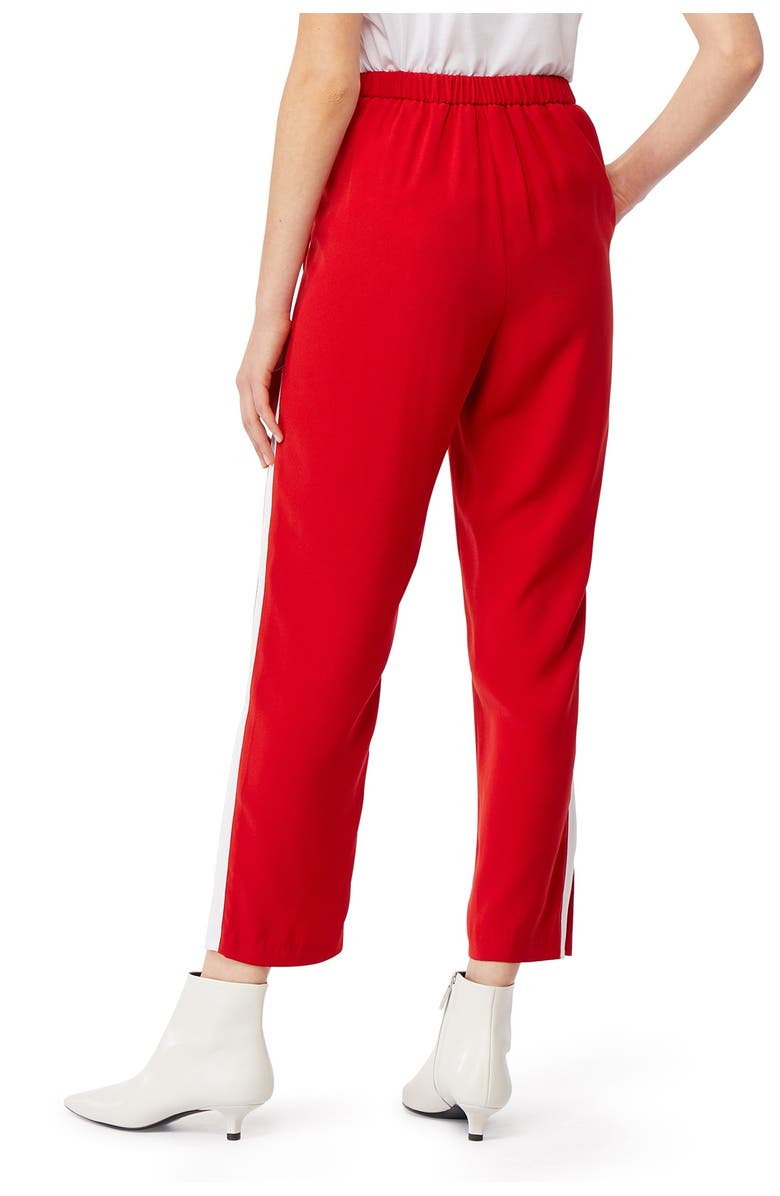 Habitual Ria Side Stripe Ankle Track Pants, Alternate, color, 