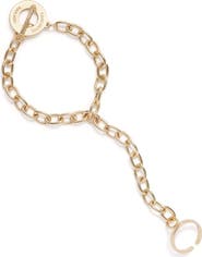 Ramy Brook Zion Hand Chain Ring Bracelet