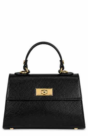Isadora Leather Top Handle Bag