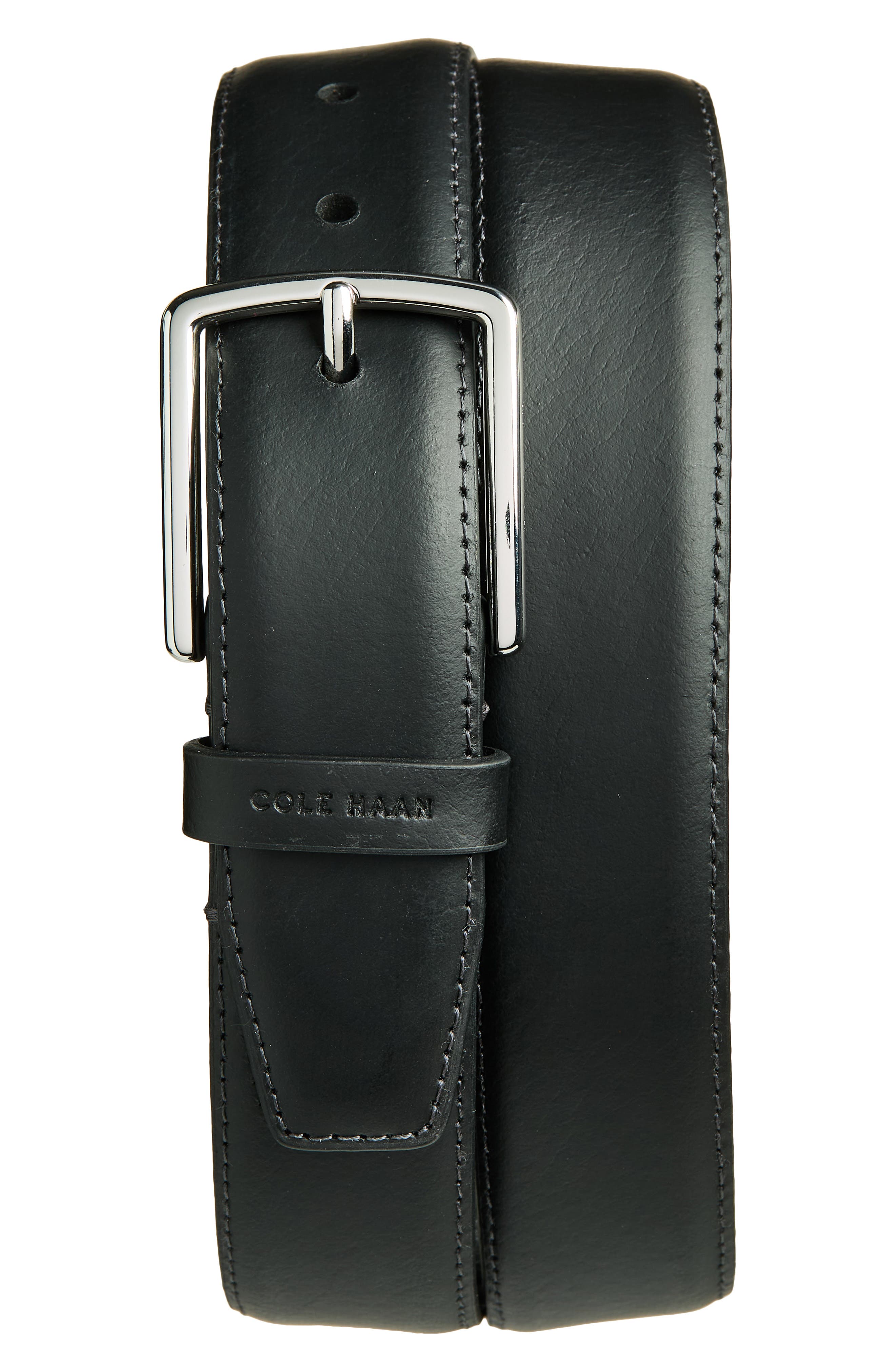 Cole Haan Burnished Leather Belt