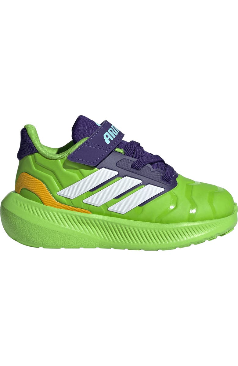 adidas x Marvel<sup>®</sup> Kids' Runfalcon 5 Iron Hulk Sneaker, Alternate, color,