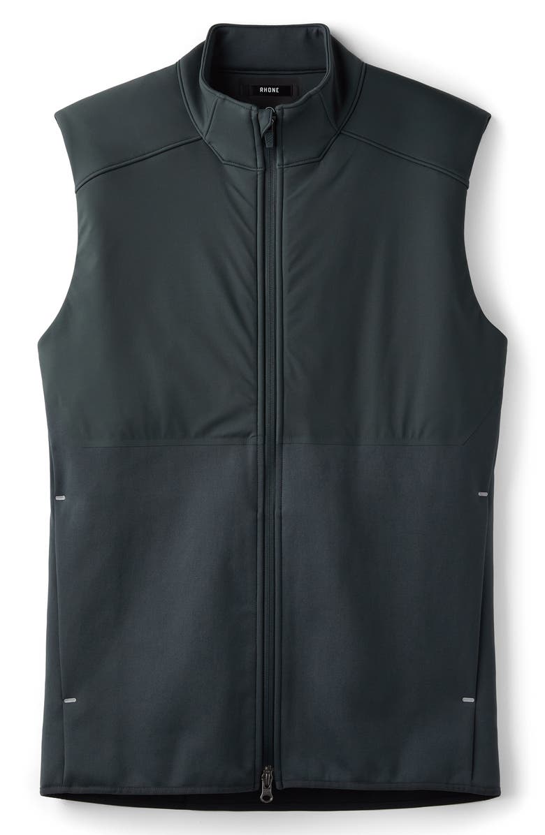 Rhone True North Water Repellent Vest, Alternate, color, Pine Gray