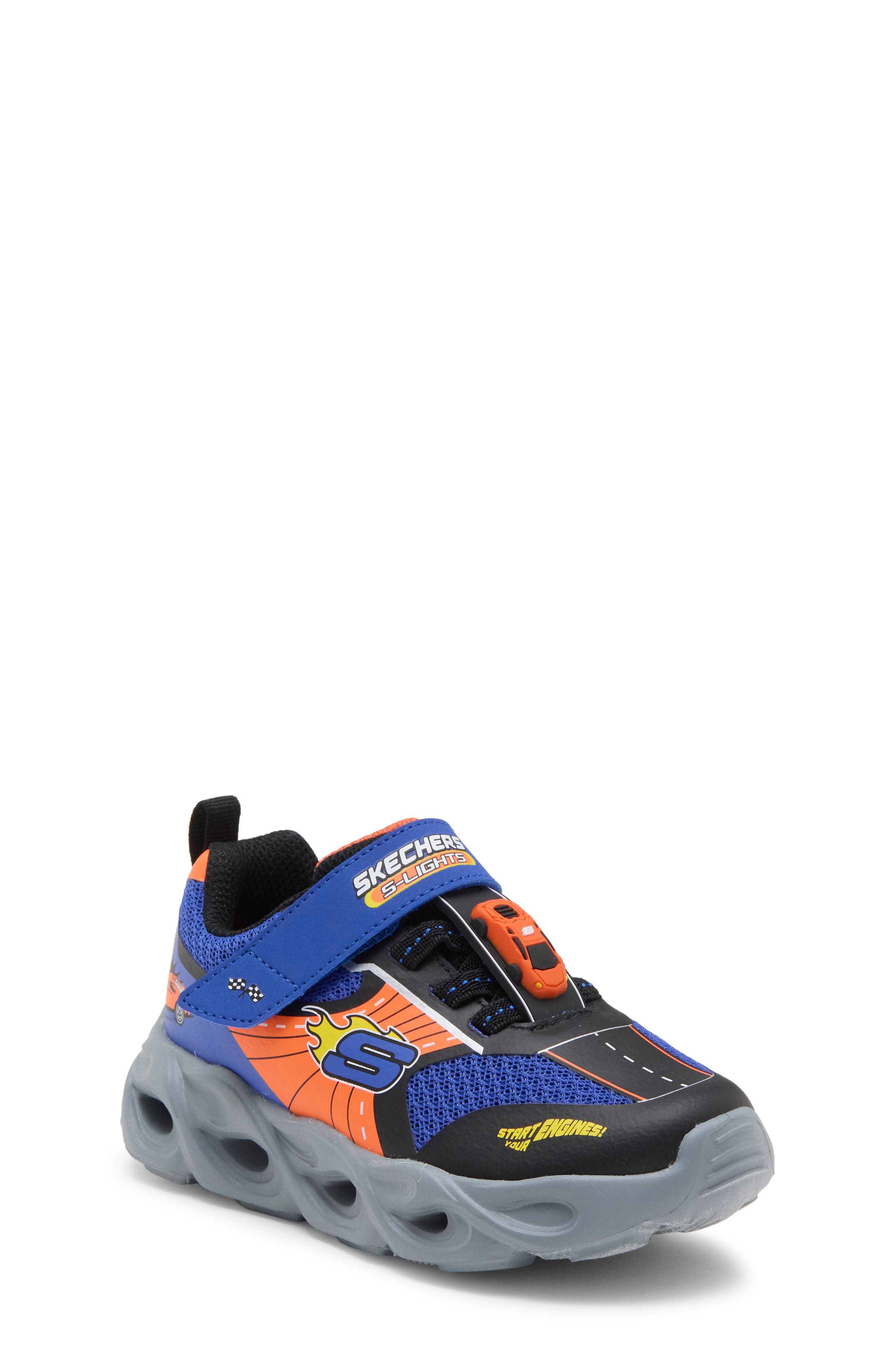 Kids' Thermo-Flash Garage Light-Up Sneaker, Main, color, BLMT