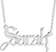 MELANIE MARIE Personalized Nameplate Necklace