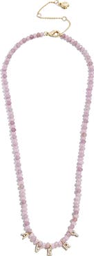 BaubleBar Beaded Custom Letter Necklace