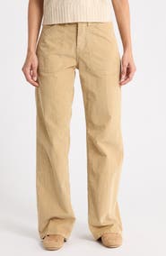 SUPPLIES BY UNIONBAY Marcie High Waist Wide Leg Corduroy Pants