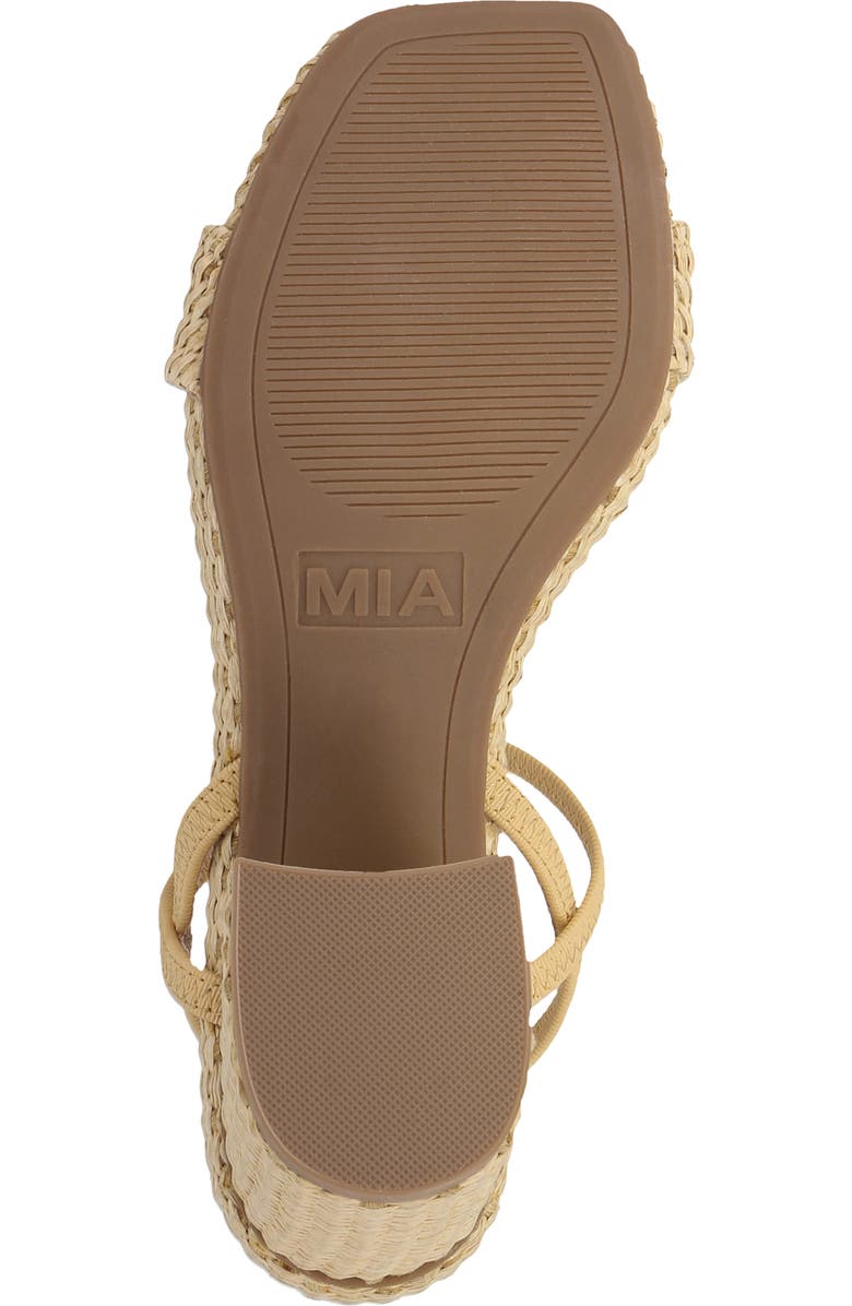 MIA Zissy Slingback Sandal, Alternate, color, Natural