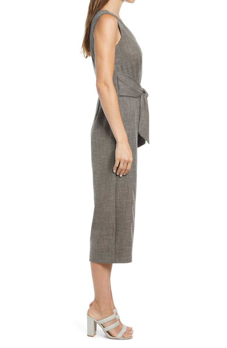 Connected Apparel Tie Front Jumpsuit, Alternate, color, 
