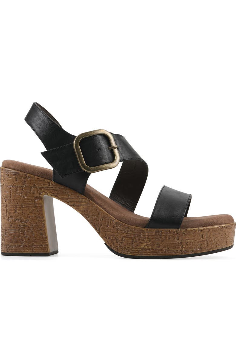 White Mountain Footwear Barb Platform Sandal, Alternate, color,