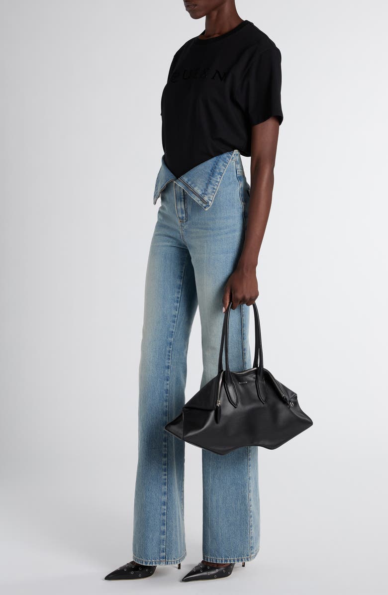 McQueen Jersey Logo T-Shirt, Alternate, color, Black