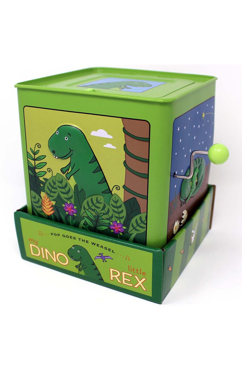 Jack Rabbit Creations Dinosaur Jack in The Box, Alternate, color, Multicolored
