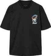 AllSaints Snakepit Crewneck Graphic T-shirt