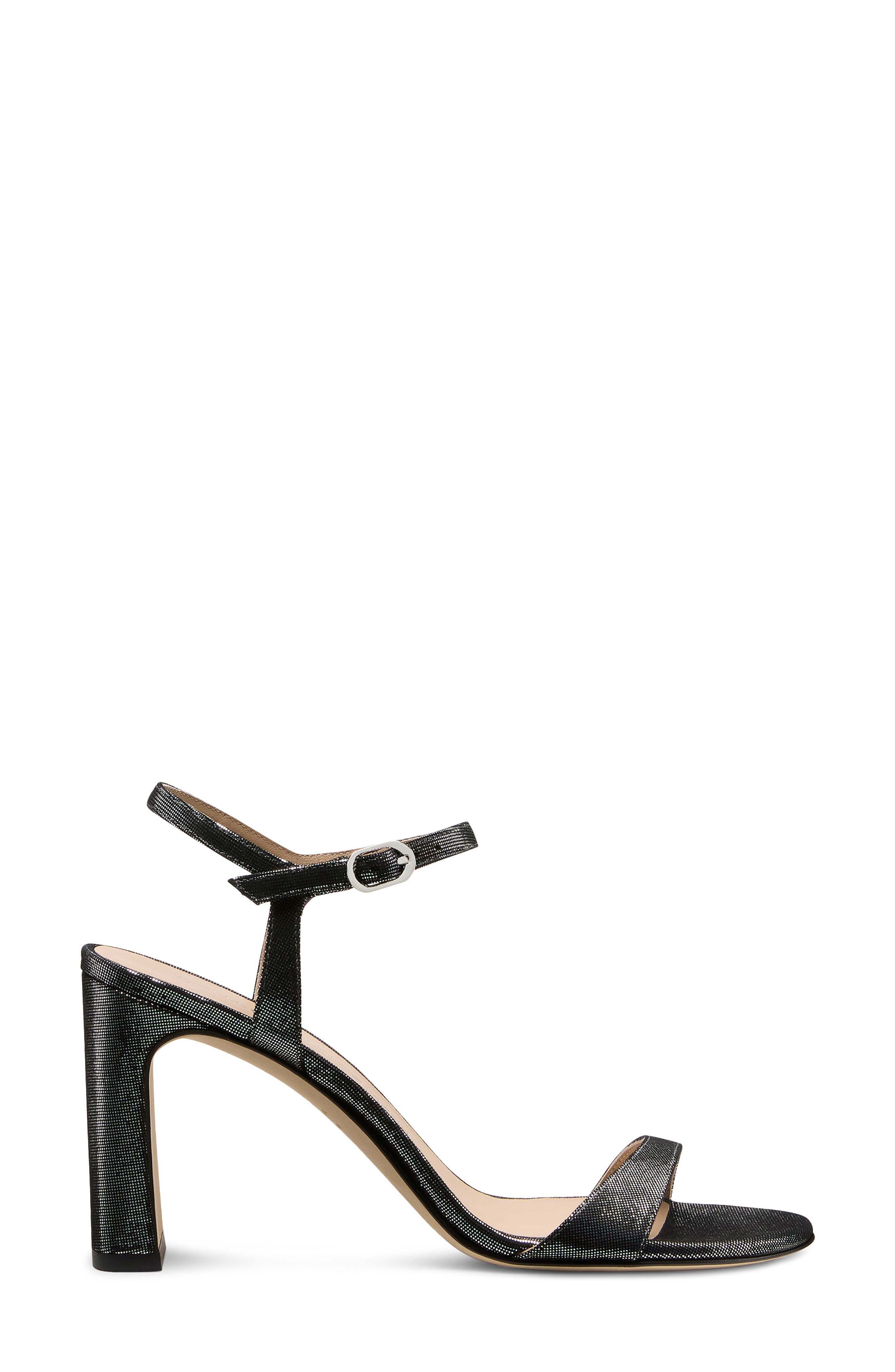 Stuart Weitzman Babette Sandal, Alternate, color, Silver