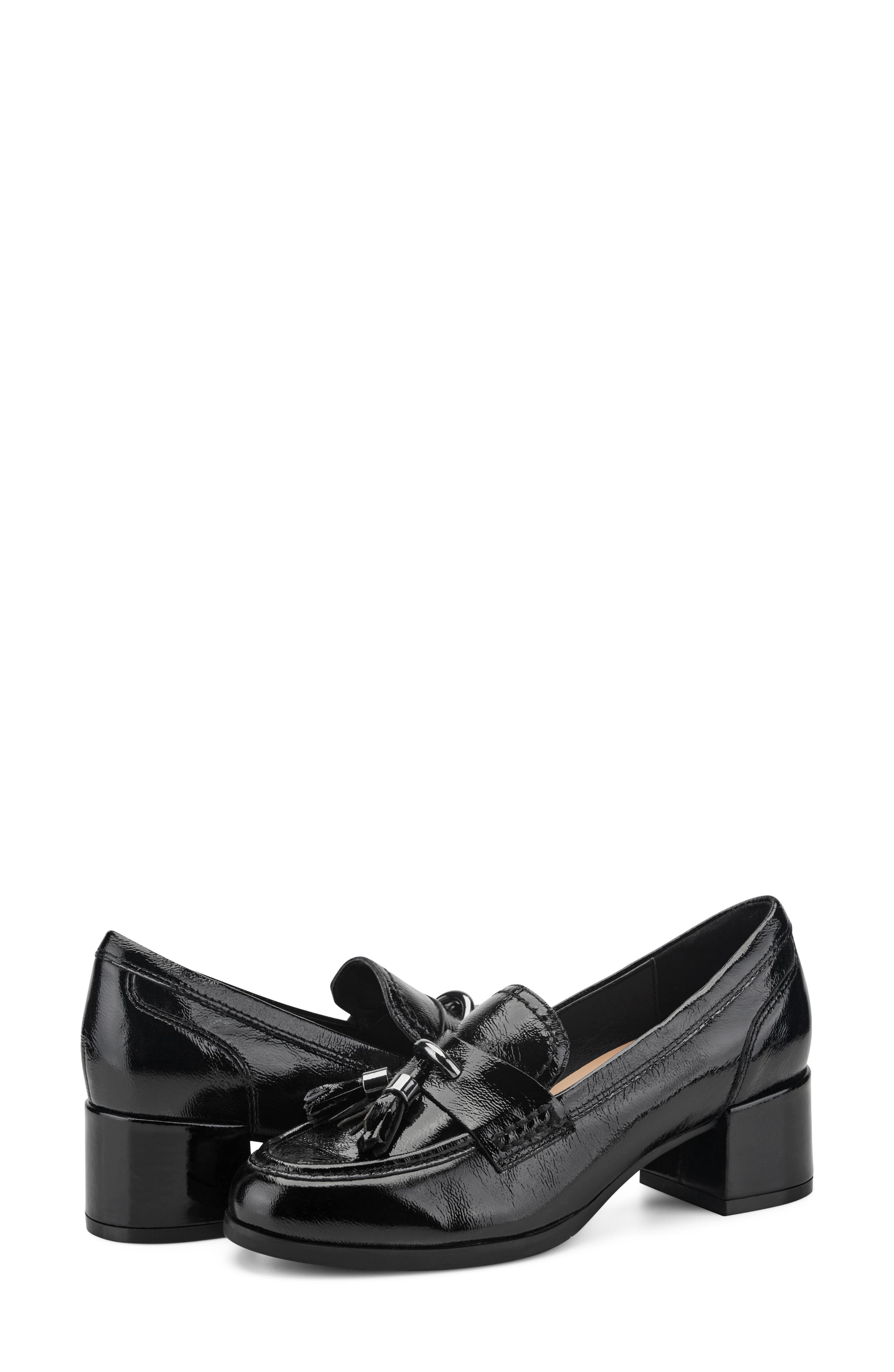 Irelyn Loafer Pump, Alternate, color, BLACK