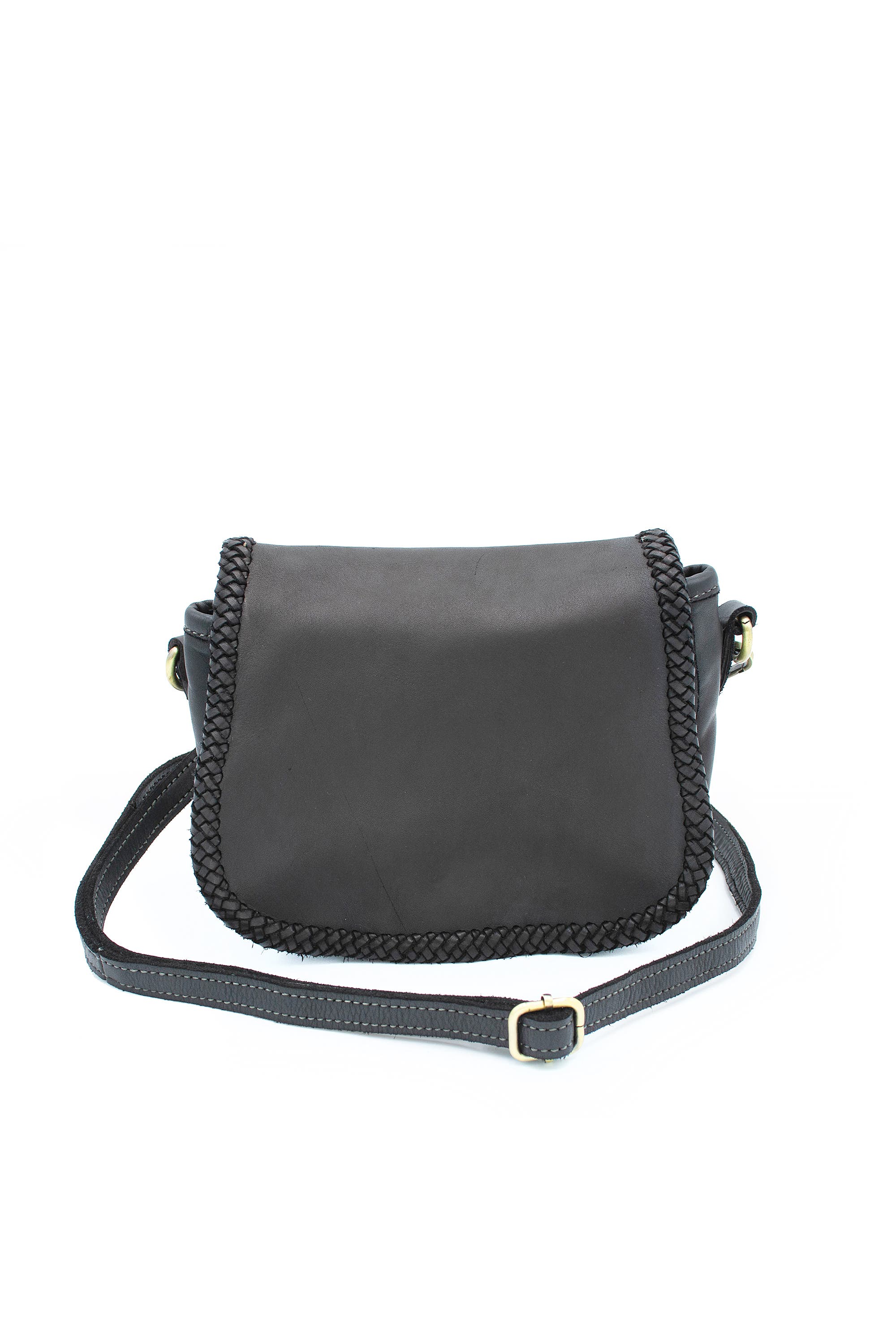 Bolsa Nova Naples Saddle Bag, Main, color, Black